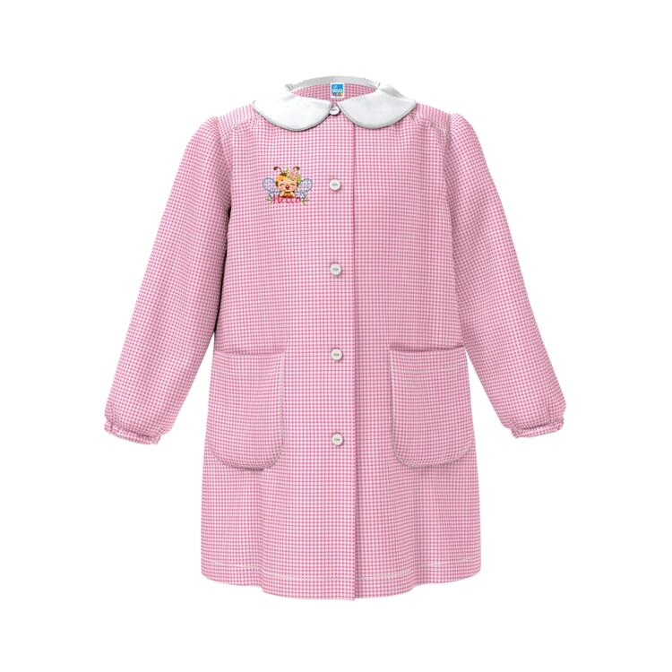 GREMBIULE ASILO BAMBINA SIGGI 33GR4174 RICAMO APE Siggi