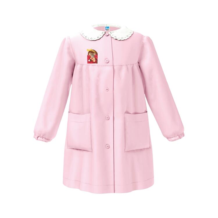 GREMBIULE SCUOLA BAMBINA SIGGI 33GR4211 RICAMO BIMBA CUORE Siggi