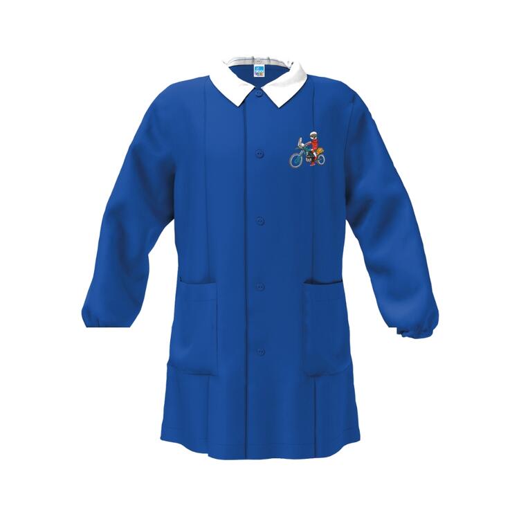 GREMBIULE SCUOLA BAMBINO SIGGI 33GR4240 RICAMO MOTOCROSS Siggi