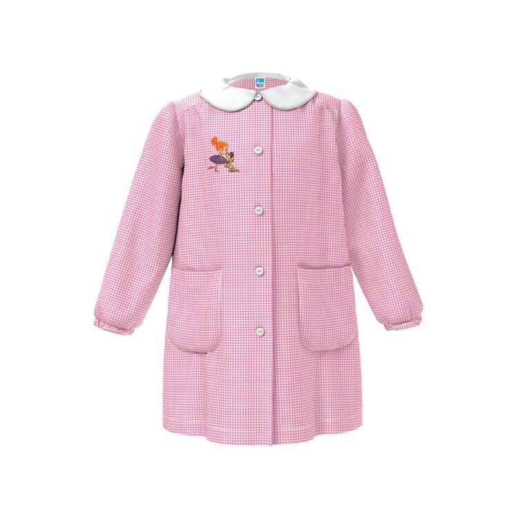 GREMBIULE ASILO BAMBINA SIGGI 33GR4331 RICAMO BALLERINA E CAGNOLINO Siggi