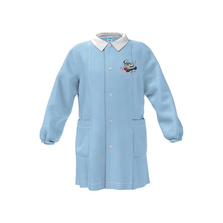 GREMBIULE ASILO BAMBINO SIGGI 33GR4348 RICAMO AUTO Siggi