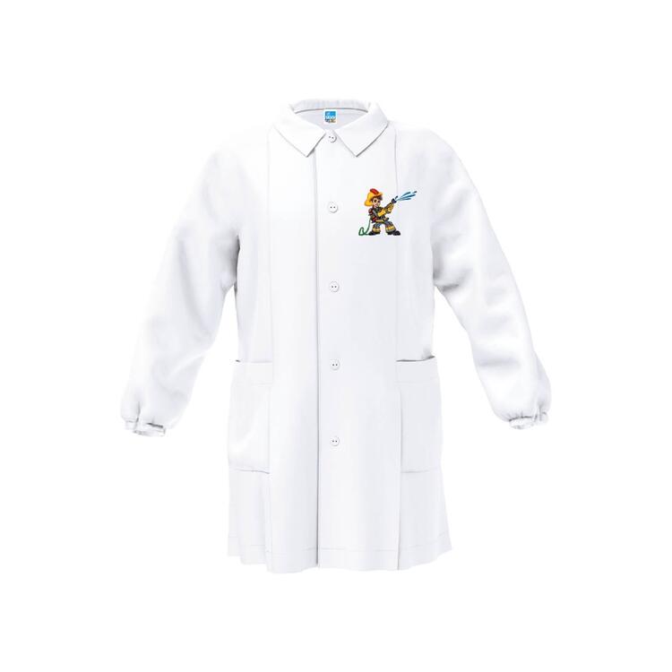 GREMBIULE ASILO BAMBINO SIGGI 33GR4352 RICAMO POMPIERE Siggi