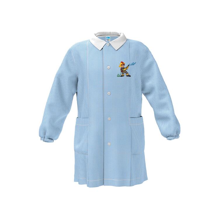 GREMBIULE ASILO BAMBINO SIGGI 33GR4352 RICAMO POMPIERE Siggi