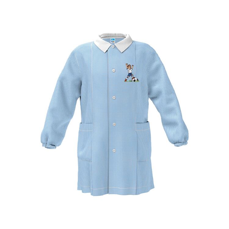 GREMBIULE ASILO BAMBINO SIGGI 47GR4363 RICAMO CALCIATORE Siggi