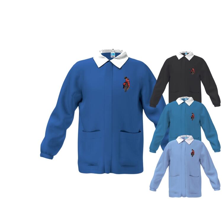 CASACCA SCUOLA BAMBINO SIGGI 33CS1888 RICAMO MOTO Siggi