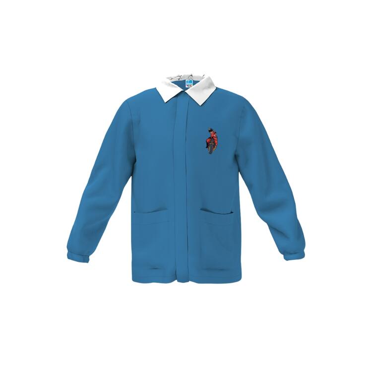 CASACCA SCUOLA BAMBINO SIGGI 33CS1888 RICAMO MOTO Siggi