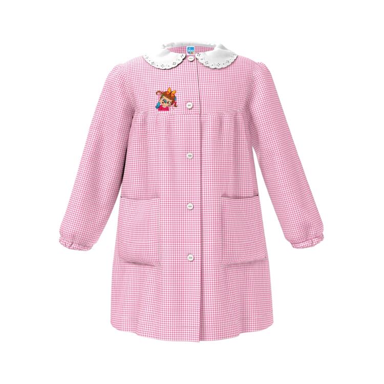 GREMBIULE ASILO BAMBINA SIGGI 33GR4173 RICAMO BIMBA FARFALLE Siggi