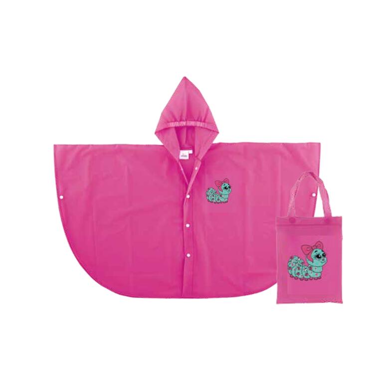 Mantella bimbi con cappuccio e borsetta Siggi Siggi