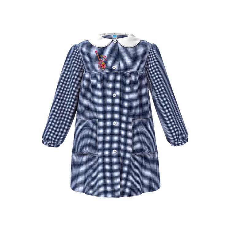 GREMBIULE SCUOLA BAMBINA SIGGI 33GR4378 RICAMO CHITARRA Siggi