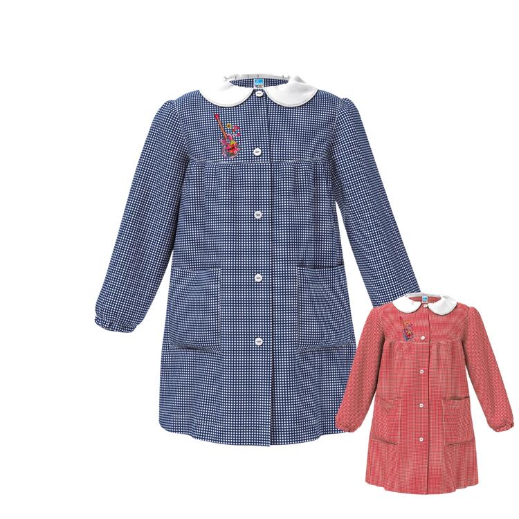 GREMBIULE SCUOLA BAMBINA SIGGI 33GR4378 RICAMO CHITARRA Siggi
