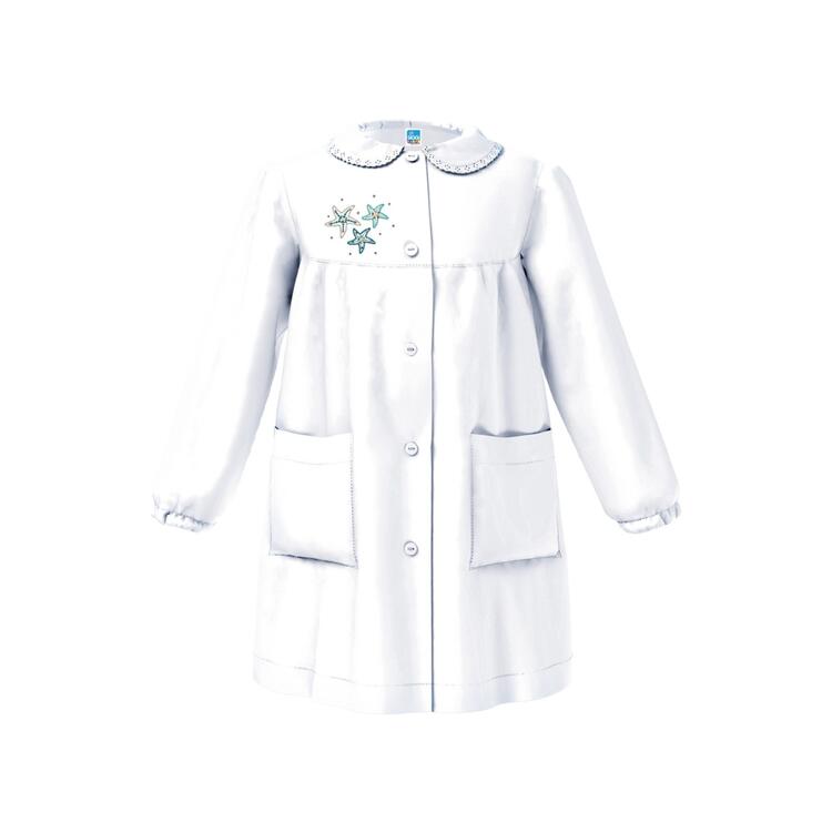 GREMBIULE ASILO BAMBINO SIGGI 47GR4383 RICAMO STELLE MARINE Siggi