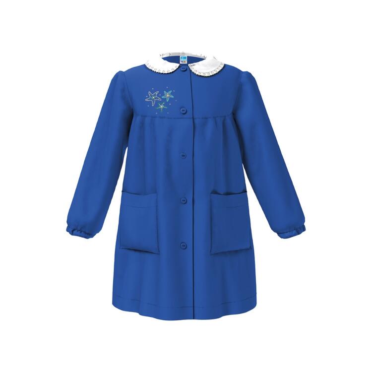 GREMBIULE ASILO BAMBINO SIGGI 47GR4383 RICAMO STELLE MARINE Siggi