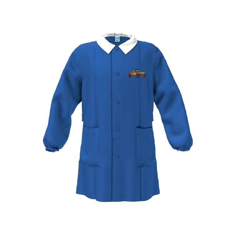 GREMBIULE SCUOLA BAMBINO SIGGI 33GR4393 RICAMO AUTO Siggi