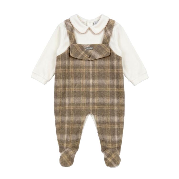 TUTINA NEONATO IN CINIGLIA SALOPETTE PASTELLO TC030AH Pastello