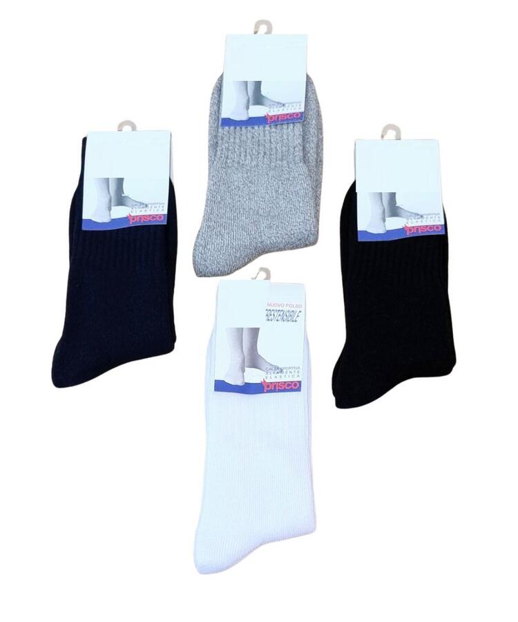ESPRIT Calzini Uomo Tennis Stripe 2-Pack | Cotone Biologico Traspirante, Sportivi Spessi, A Righe, Confezione Da 2 Paia, Taglie 39-42/43-46