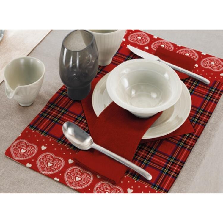 SET AMERICANO E TOVAGLIOLO NATALE SACEDA SOPHIE MAISON