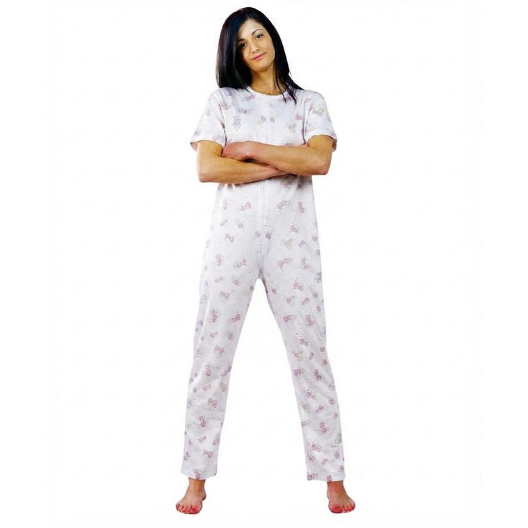Women's short-sleeved one-piece pajama set MOQUETTE