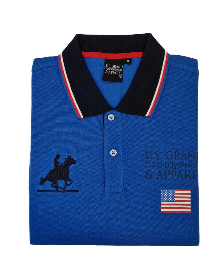 Polo uomo cotone piquet usp081 us grand polo U.S. GRAND POLO EQUIPMENT Quattro Stagioni Shop Polo uomo cotone piquet usp081 us grand polo U.S. GRAND POLO EQUIPMENT Quattro Stagioni Shop