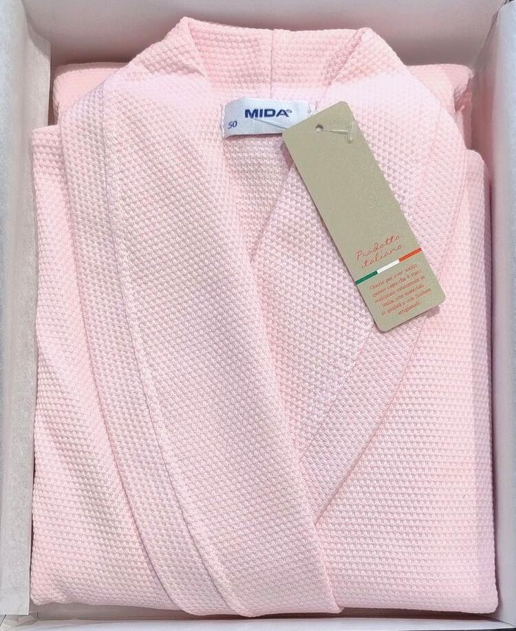 Vestaglia donna incrociata in jersey di cotone Mida V955 MIDA