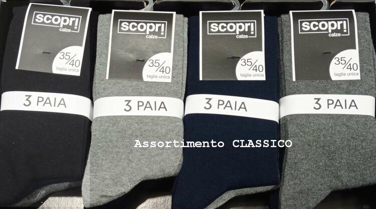 Calzino lungo donna in caldo cotone Scopri Prisco Venere (3 PAIA) Scopri Calze