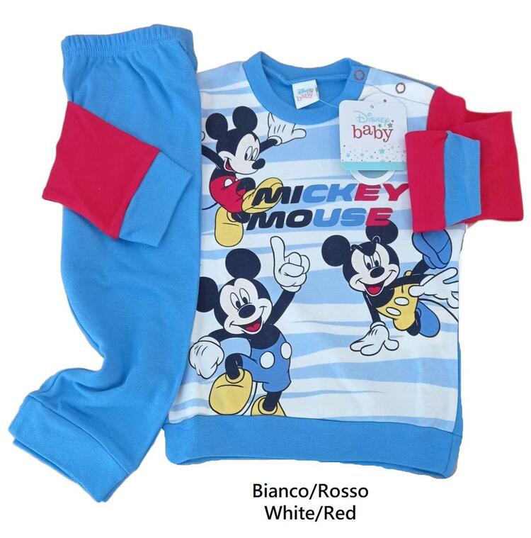 Pigiama da neonato in jersey di caldo cotone Disney WI 4195 MICKEY