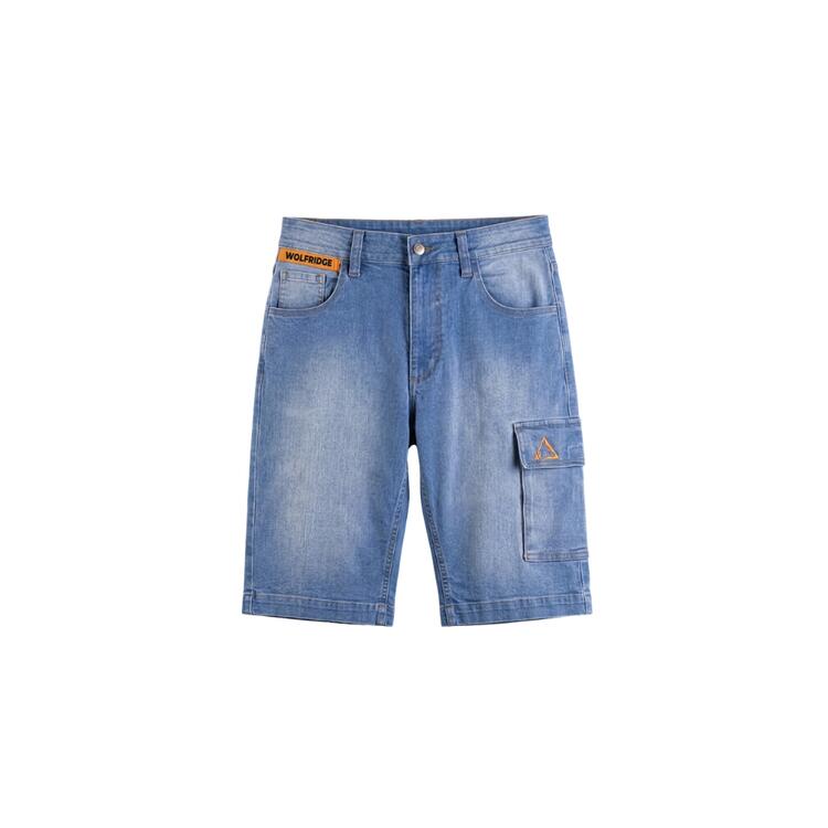 WOLFRIDGE WR152 MEN'S WORK BERMUDA SHORTS IN JEANS WOLFRIDGE