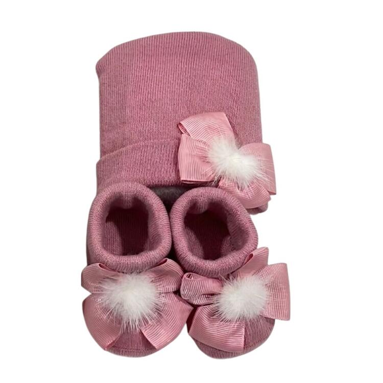 SET CUFFIA+SCARPINE NEONATA MAFER WSE9353 Mafer