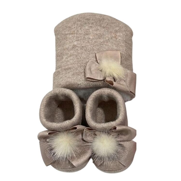 SET CUFFIA+SCARPINE NEONATA MAFER WSE9353 Mafer