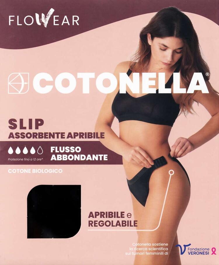 Openable and WASHABLE absorbent briefs in Cotonella ADB96 stretch cotton Cotonella