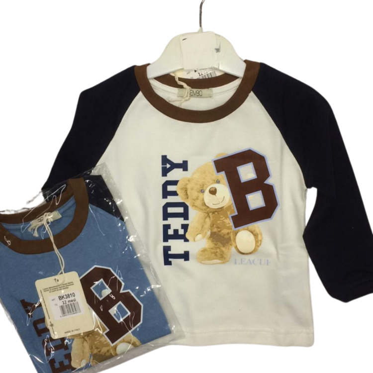 BABY LONG SLEEVED T-SHIRT 12/30 MONTHS BK3810 BURBER BURBER