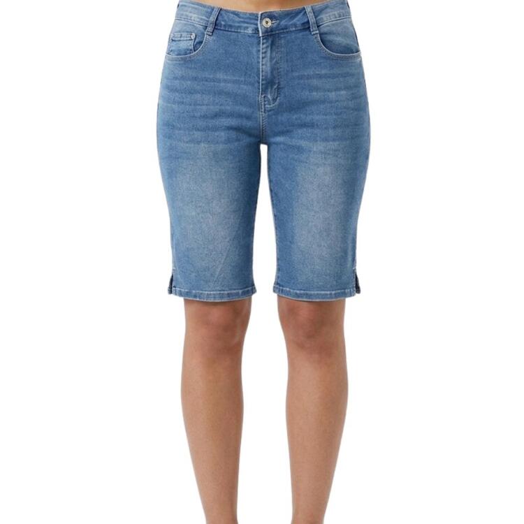 BERMUDA DONNA JEANS FLORA CY1560 FLORA