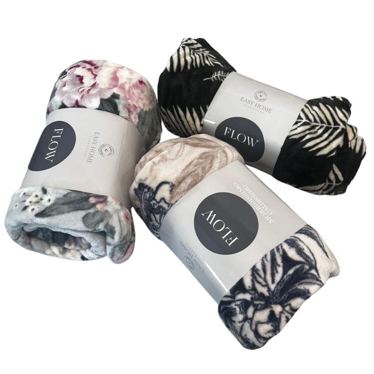 PLAID IN CORAL EASY HOME FLOW 160X200 EASY HOME