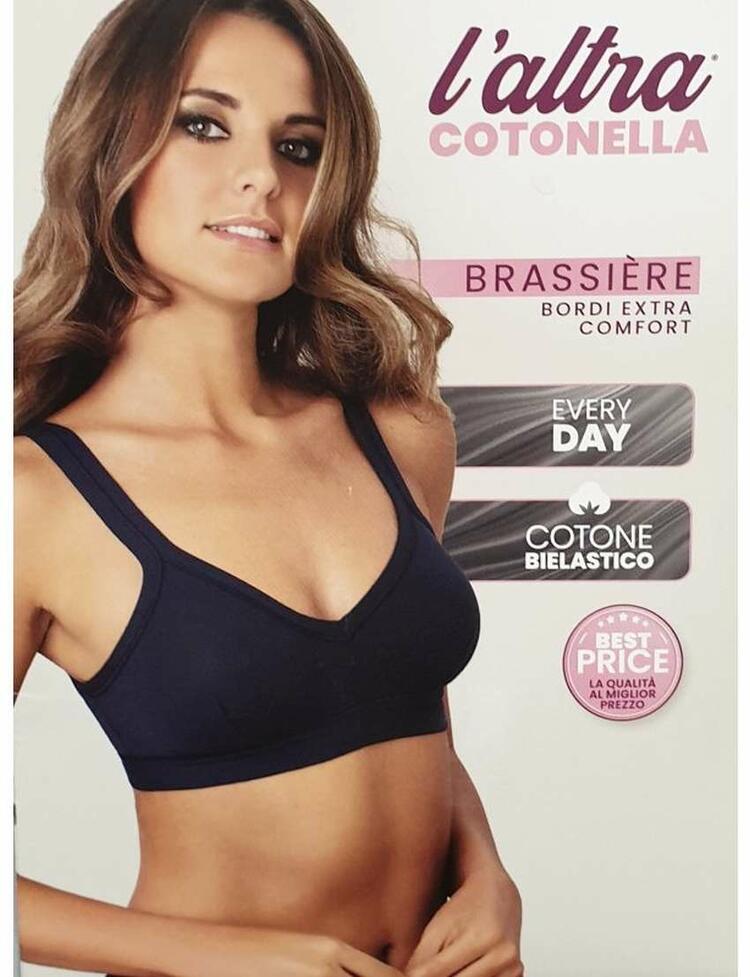 Brassiere donna in cotone elasticizzato Cotonella GD065 Cotonella