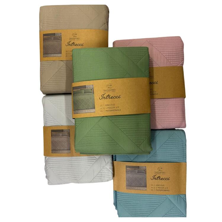 TRAPUNTINO 1 PIAZZA 1/2 TINTA UNITA LOVELY HOME INTRECCI LOVELY HOME