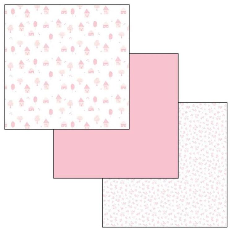 SQUARE GAUZE MUSLINS FOR NEWBORNS SET OF 3 PADDLES IX4003 Ellepi