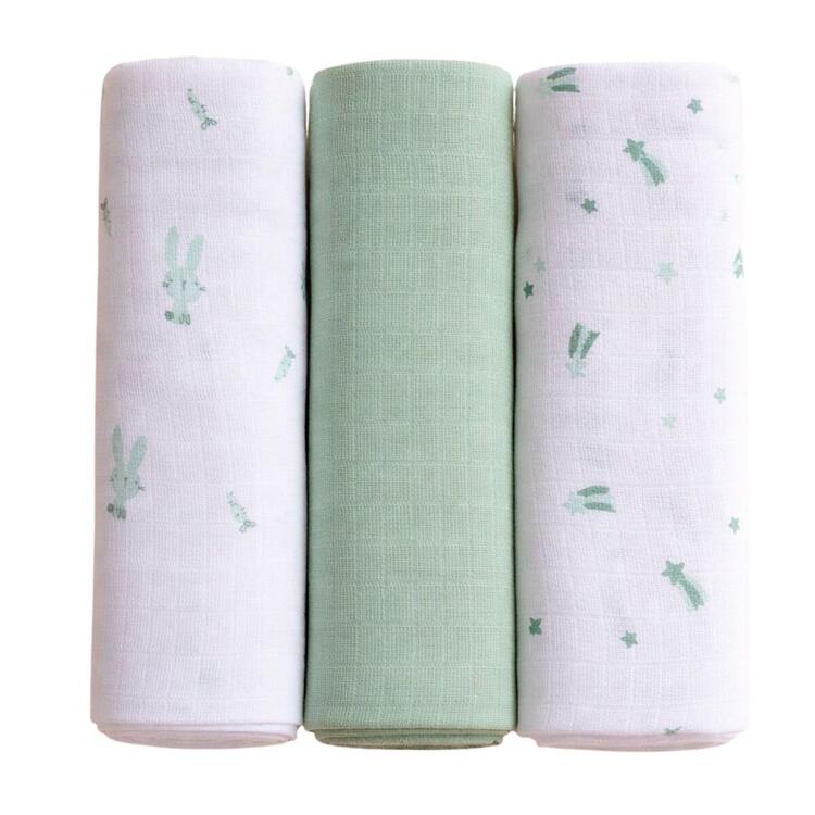 SET 3 PEZZI MUSSOLINE DI GARZA ELLEPI IX4051 Ellepi