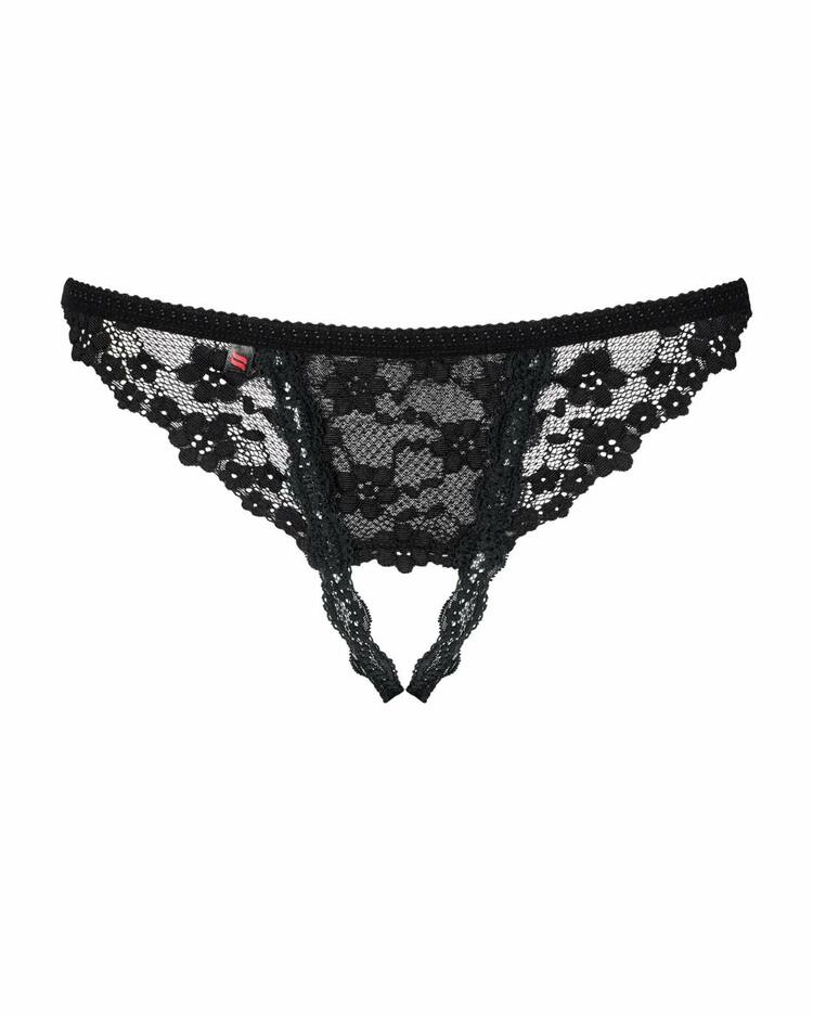Sexy Women Lace Crotchles Thong G-string Panties Lingerie