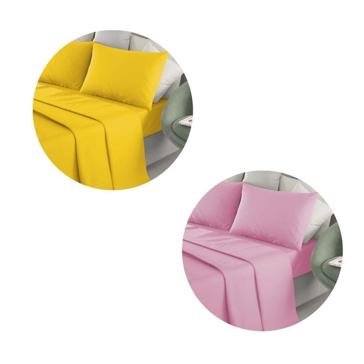 COMPLETO LETTO SINGOLO TINTA UNITA IRGE MARTA - 1 PIAZZA Irge