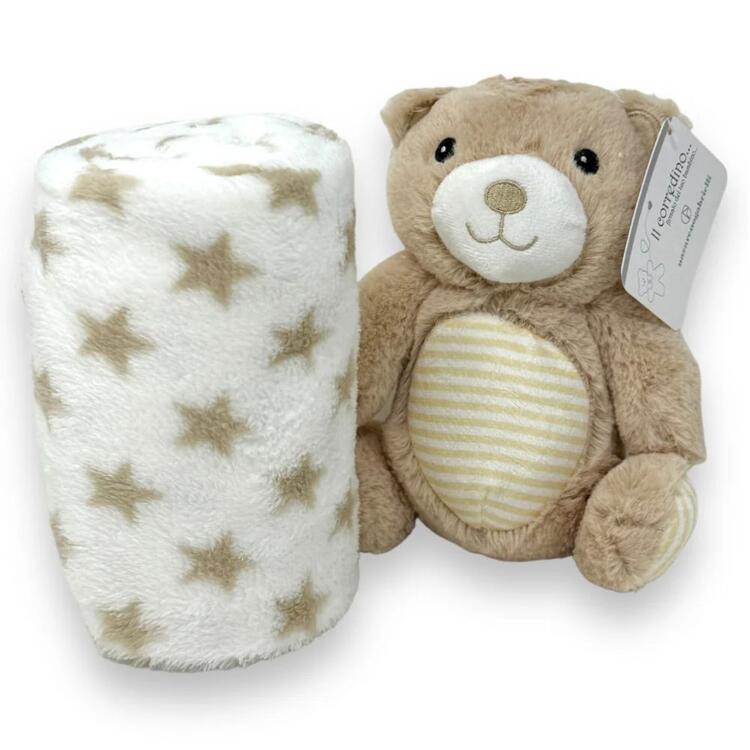SET REGALO NEONATO COPERTINA E PELUCHE NAZARENO GABRIELLI NG4750 Nazareno Gabrielli