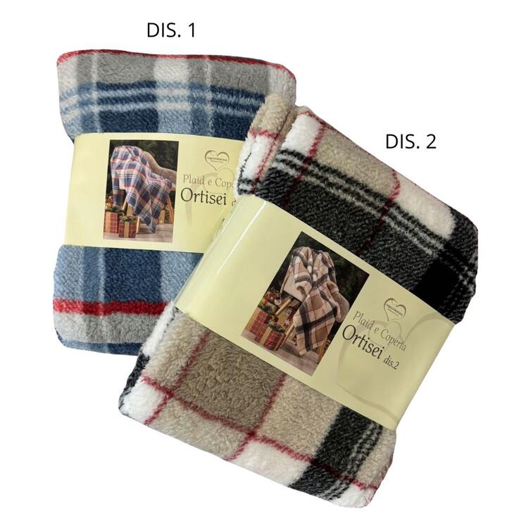 PLAID FANTASIA SCOZZESE ORTISEI 200 X 220  NEGOZI IDEA DI CASA