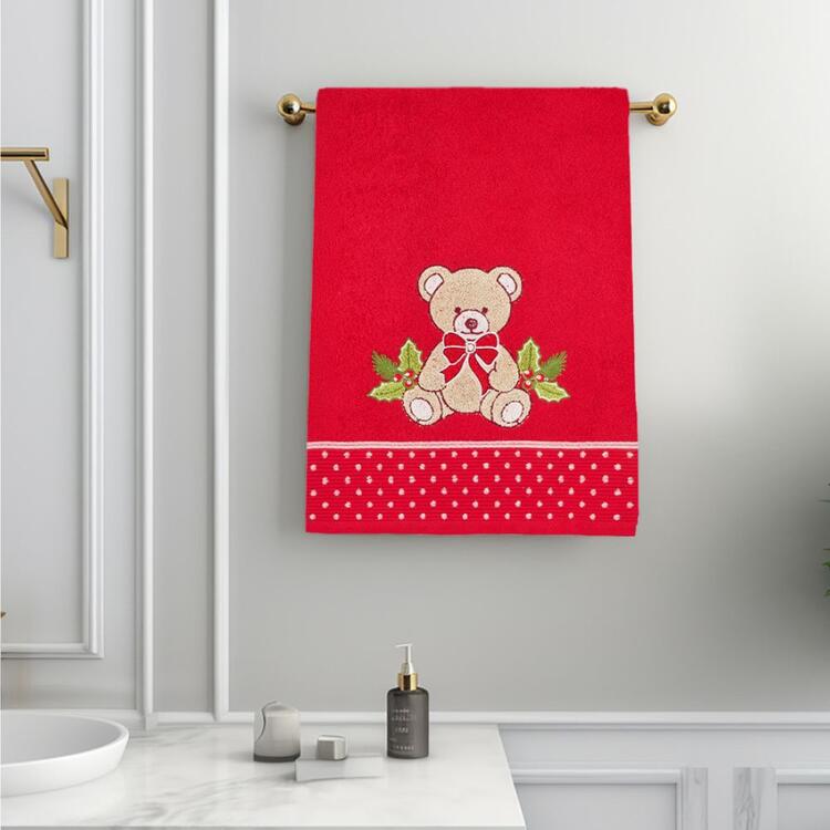 SET 2 ASCIUGAMANI IN SPUGNA NATALE VINGI POIS Vingi