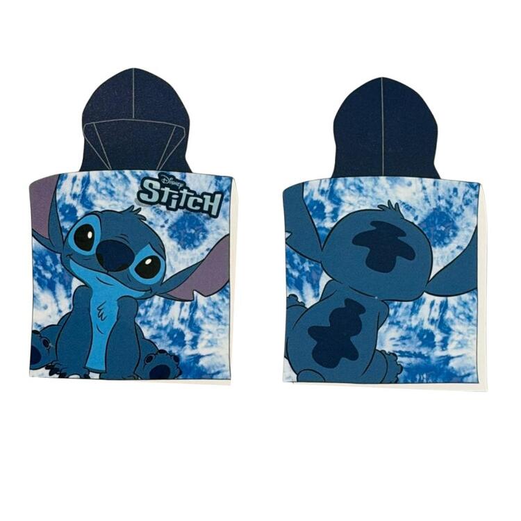 Poncho de playa infantil de microfibra Stitch 50x100 STITCH