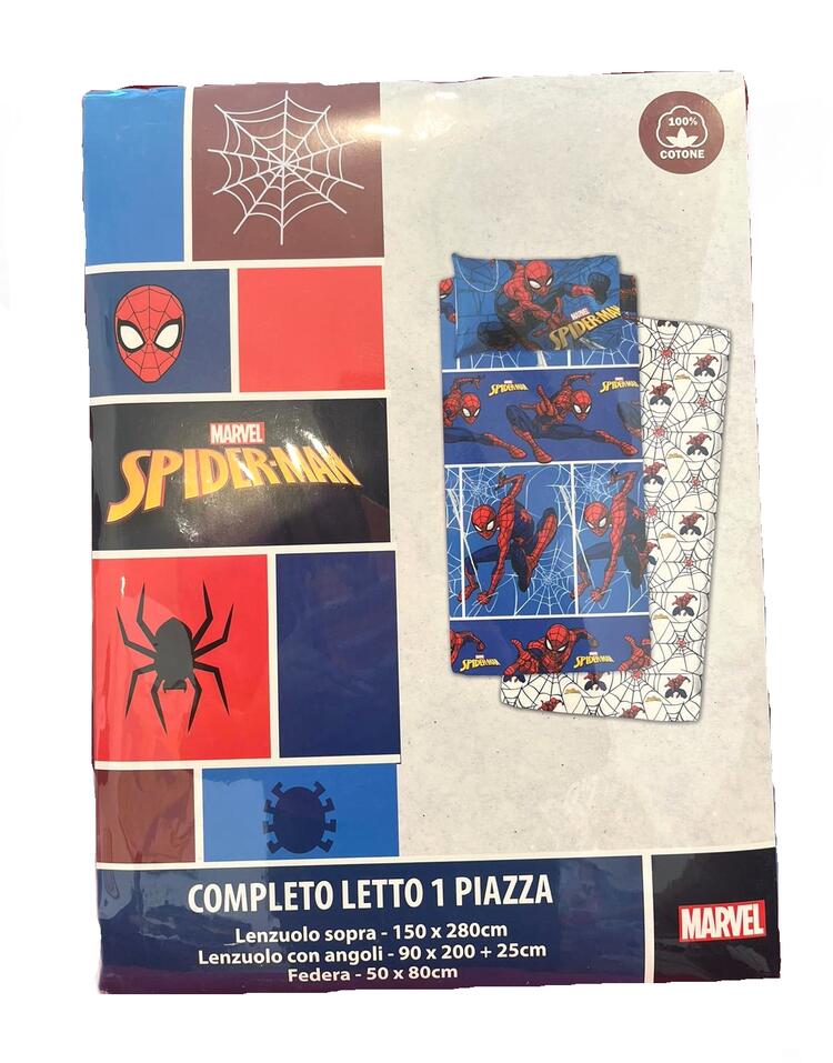 MARVEL SPIDERMAN 1 SQUARE CHILD'S COTTON BED SET SPIDERMAN