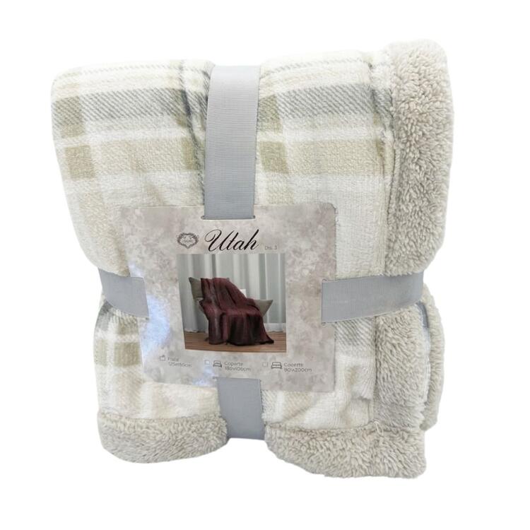 Plaid coral e sherpa Maison Sophie Utah - 120X150 cm SOPHIE MAISON