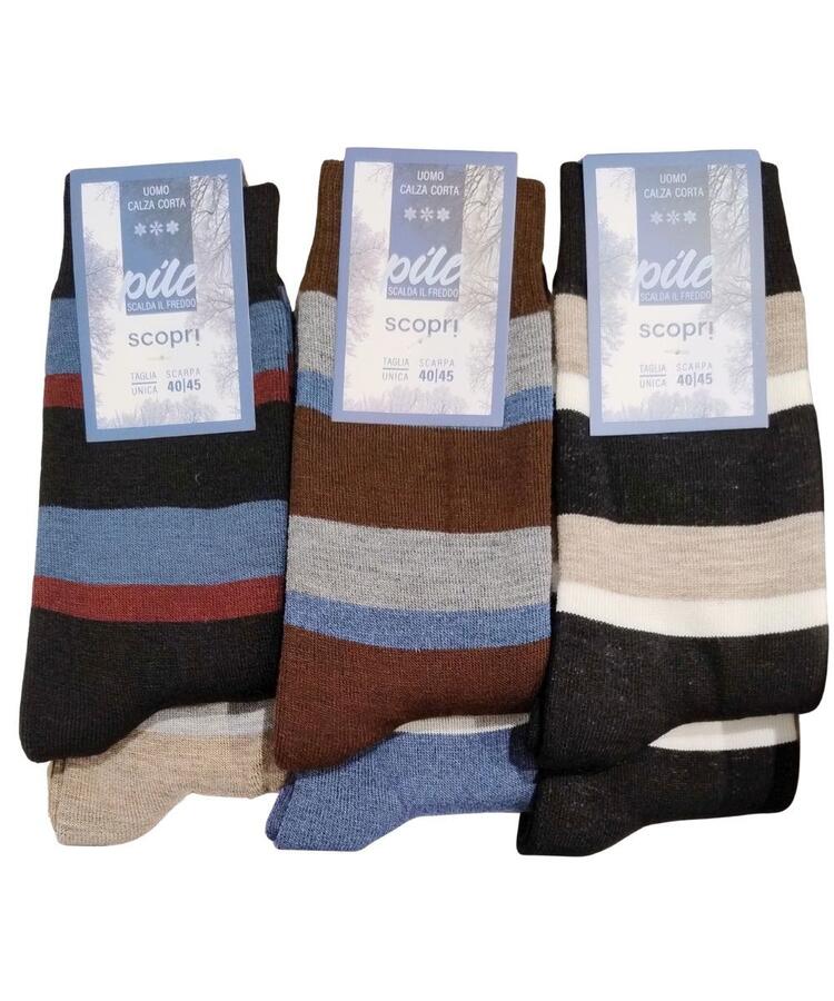 Calzino corto uomo in caldo PILE Scopri Prisco Walker (1 PAIO) Scopri Calze