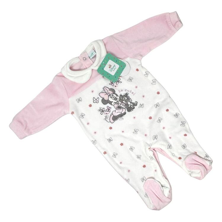 TUTINA NEONATA IN CINIGLIA CON COLLETTO DISENY BABY WQ3104 Disney Baby