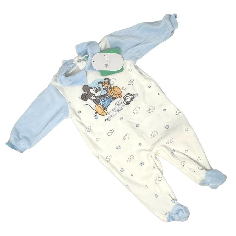 TUTINA NEONATO IN CINIGLIA CON COLLETTO DISNEY BABY WQ310 Disney Baby