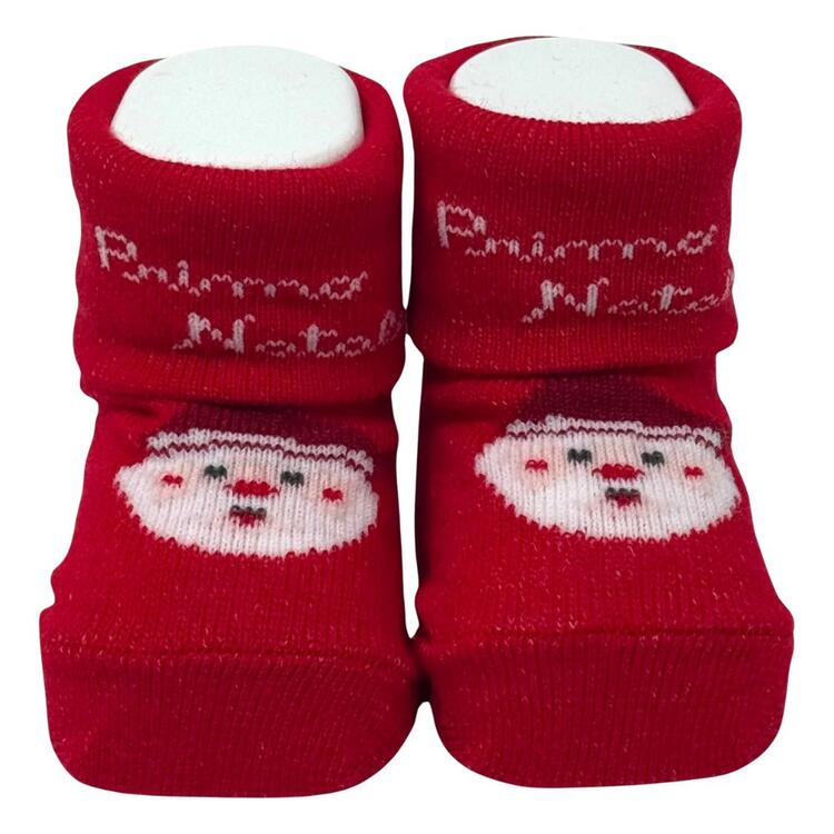 SCARPINA NEONATO NATALE IN CALDO COTONE MAFER XNA9025 Mafer