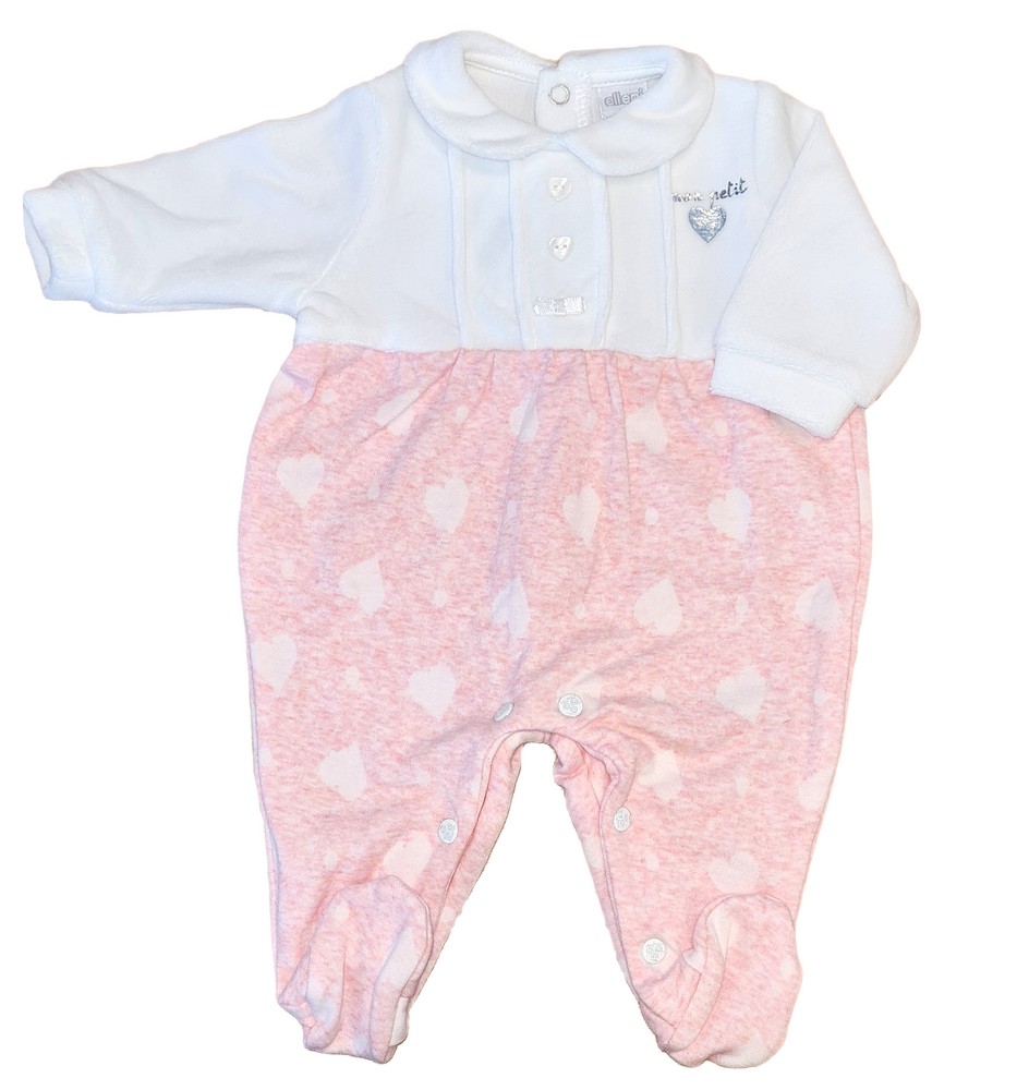 TUTINA INTERA NEONATA IN CINIGLIA ELLEPI BICOLORE BQ3070 | eBay